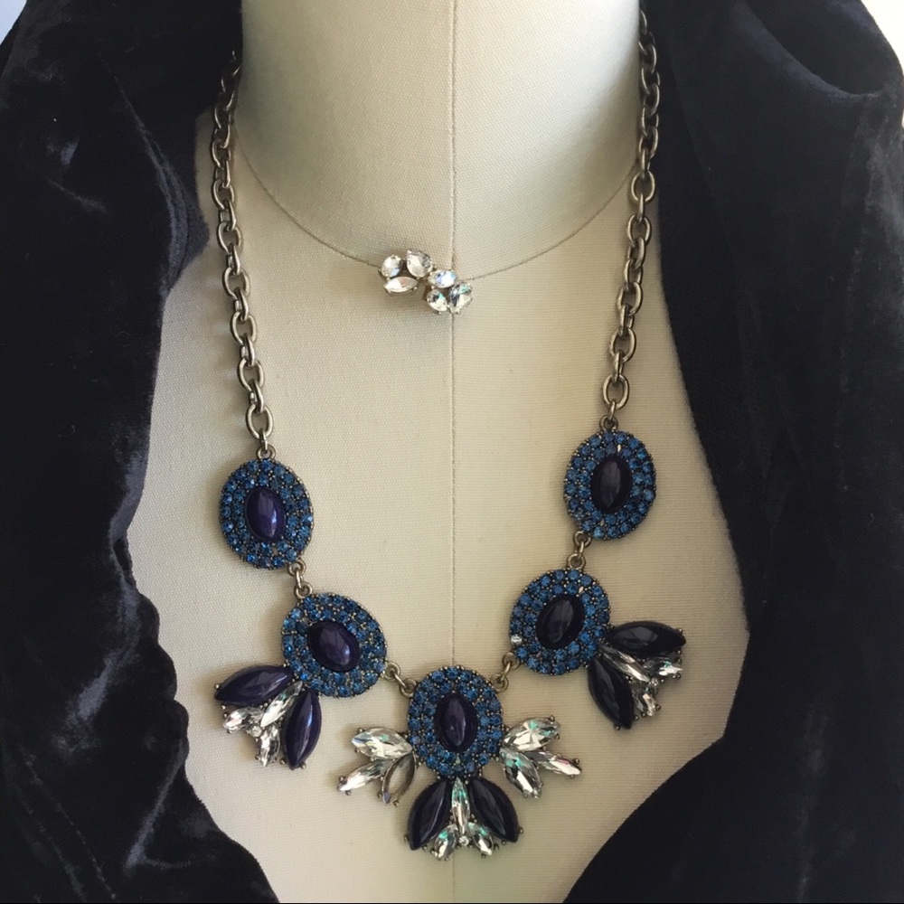 J Crew Statement Necklace and Earrings Set